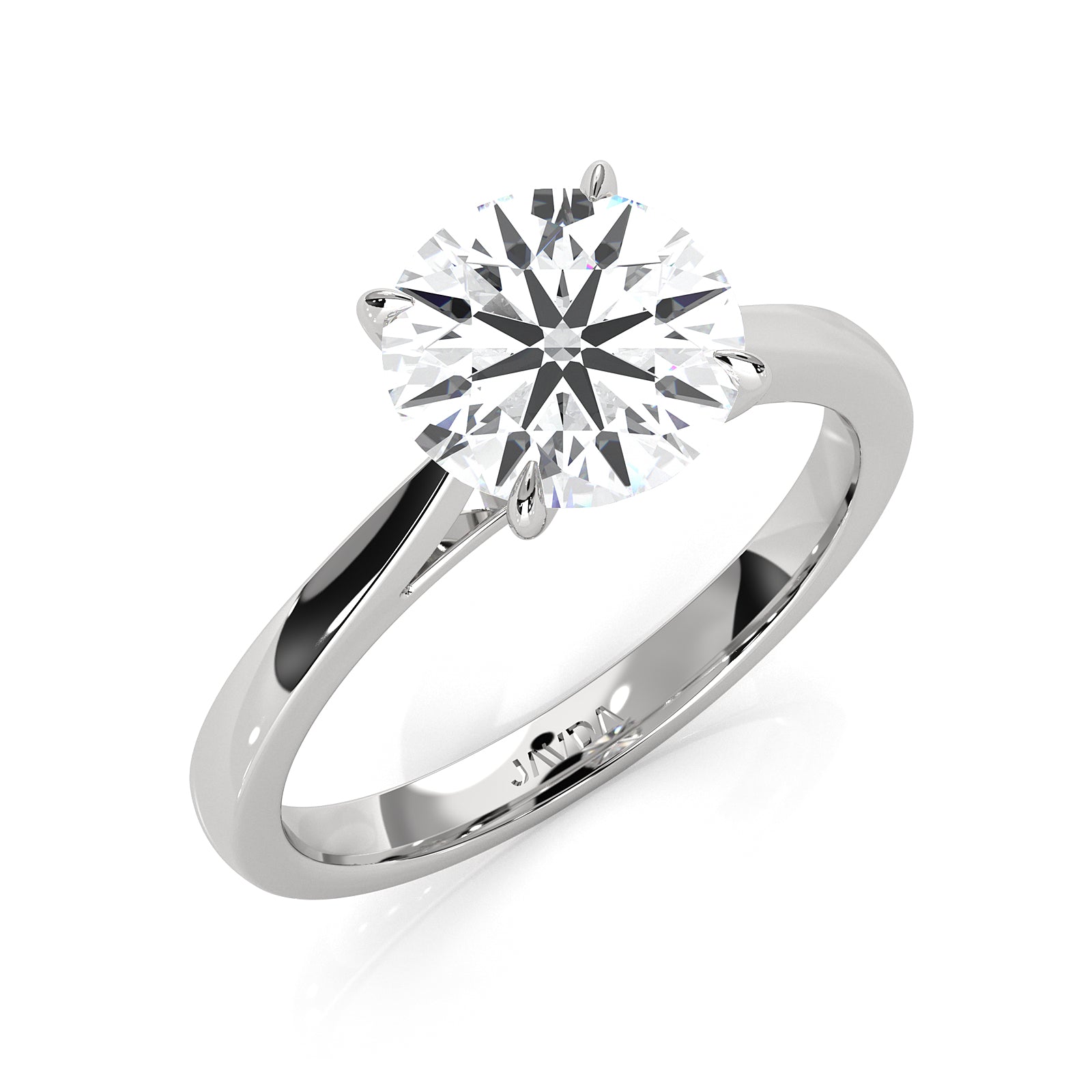 4.5g Princess Prong Setting Lab Grown Diamond Engagement Solitaire Ring IGI Certified 1.00 Ctw.